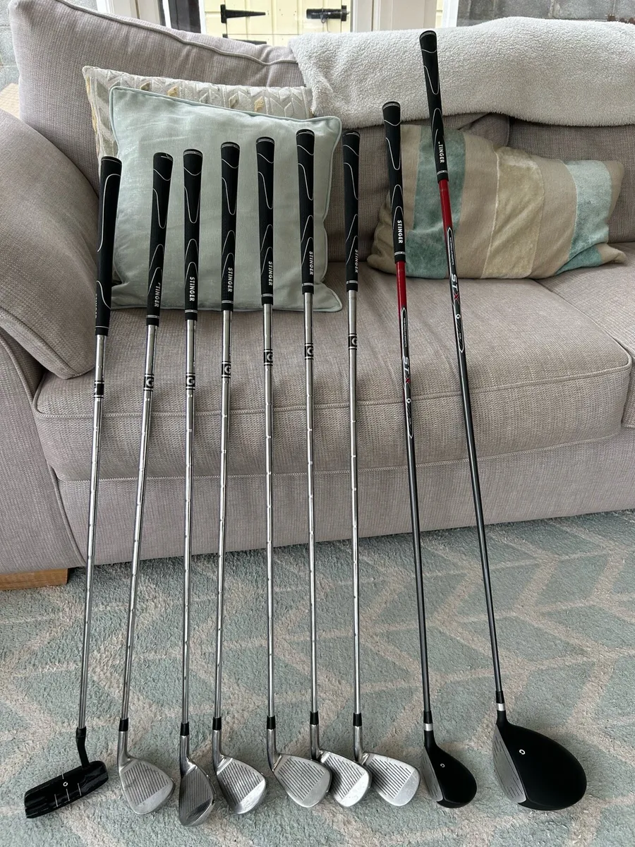 Full set of adults stinger x golf clubs left hand - Image 3