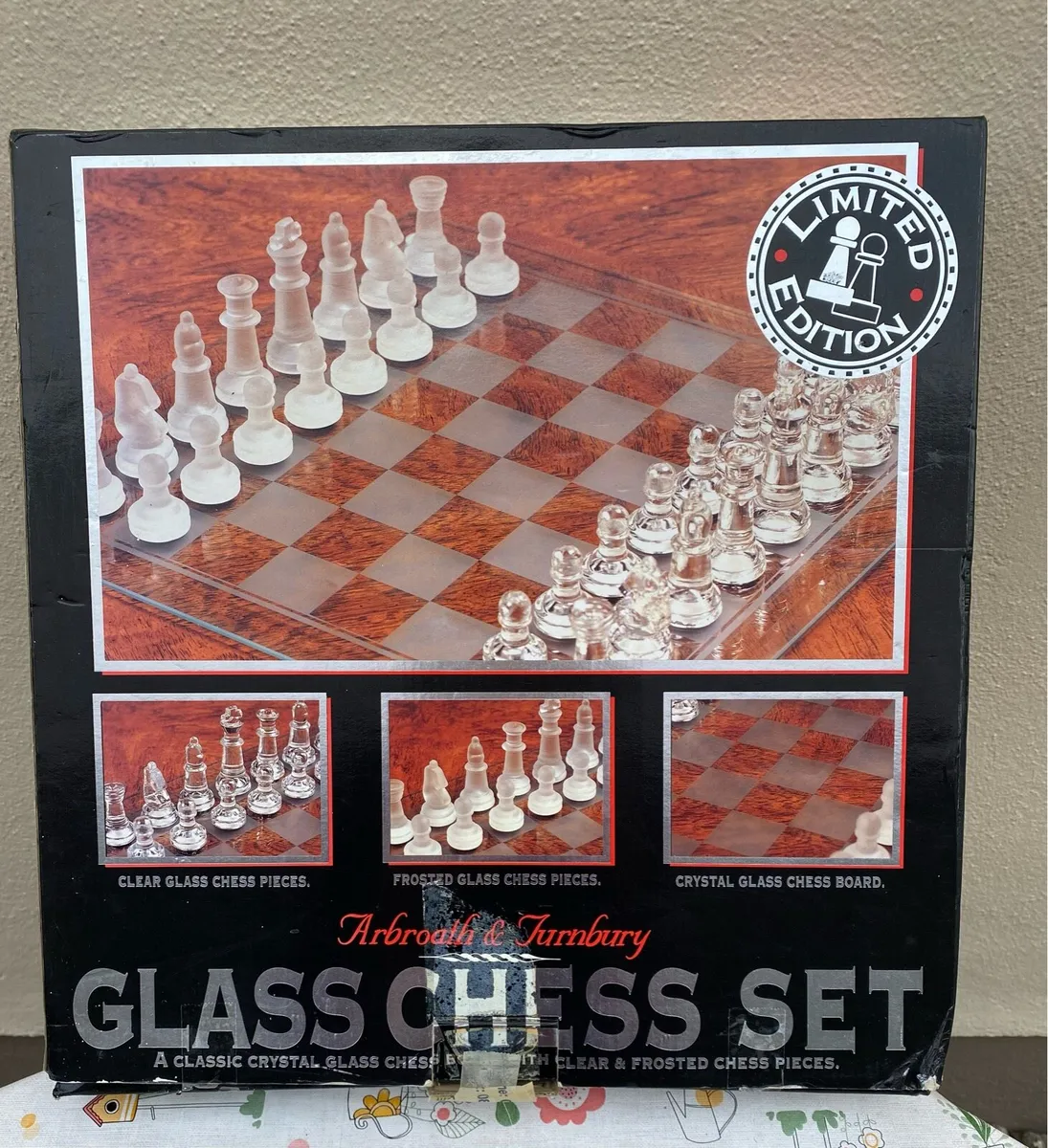 Crystal Glass Chess Set Limited Edition - Image 1