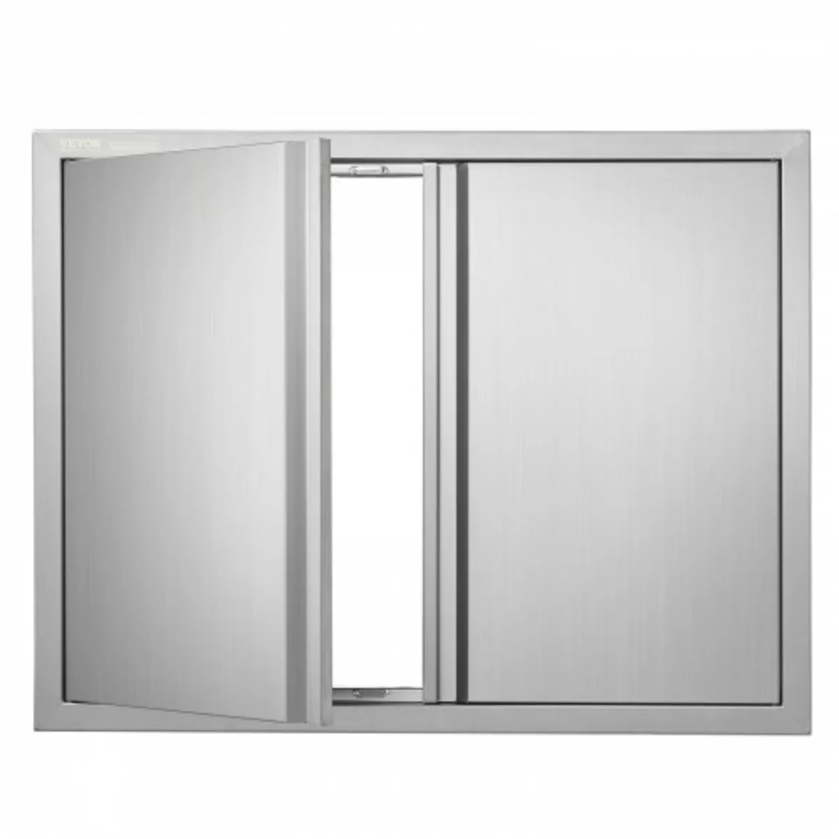 787x609 mm Double Outdoor Kitchen Door, Stainless - Image 1