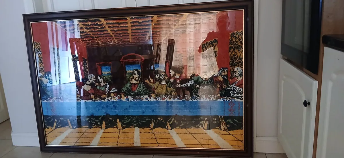 Glass framed tapestry 1600x1100 - Image 2