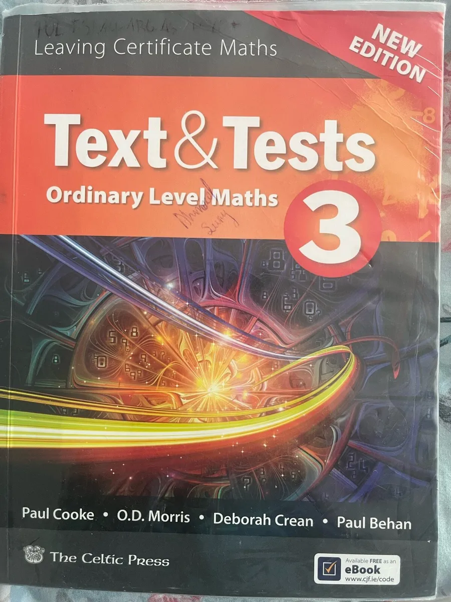 Leaving cert ordinary maths book