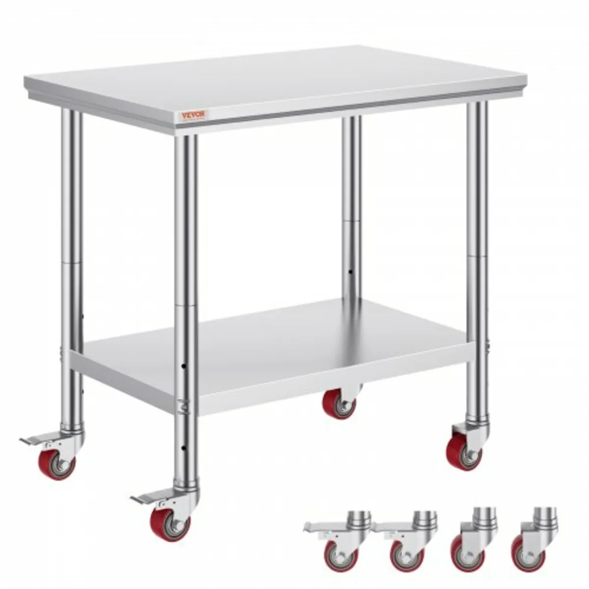 Stainless Steel Catering Work Table 36x24 Inch Com - Image 1