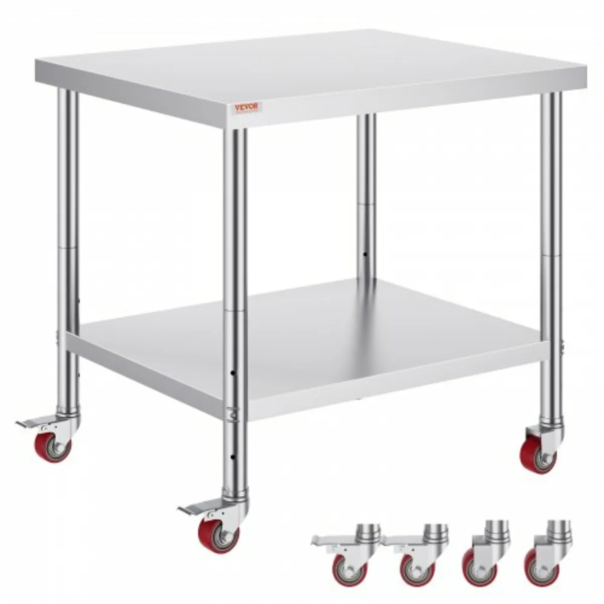 Stainless Steel Catering Work Table 30x36 Inch Com - Image 1