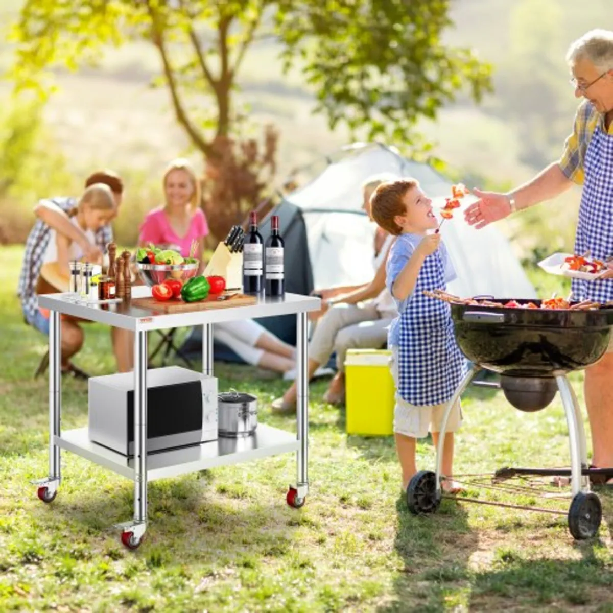 Stainless Steel Catering Work Table 30x36 Inch Com - Image 4