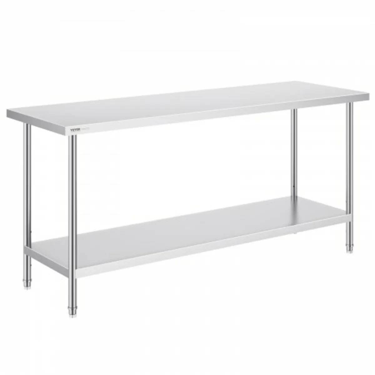 Prep Table Commercial Worktable Food Prep 24x72x34 - Image 1
