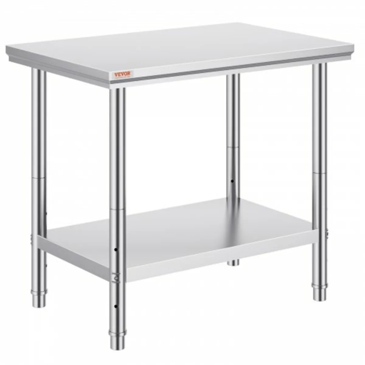 Work Table 24 x 36 x 32 Inches NSF Stainless Steel - Image 1