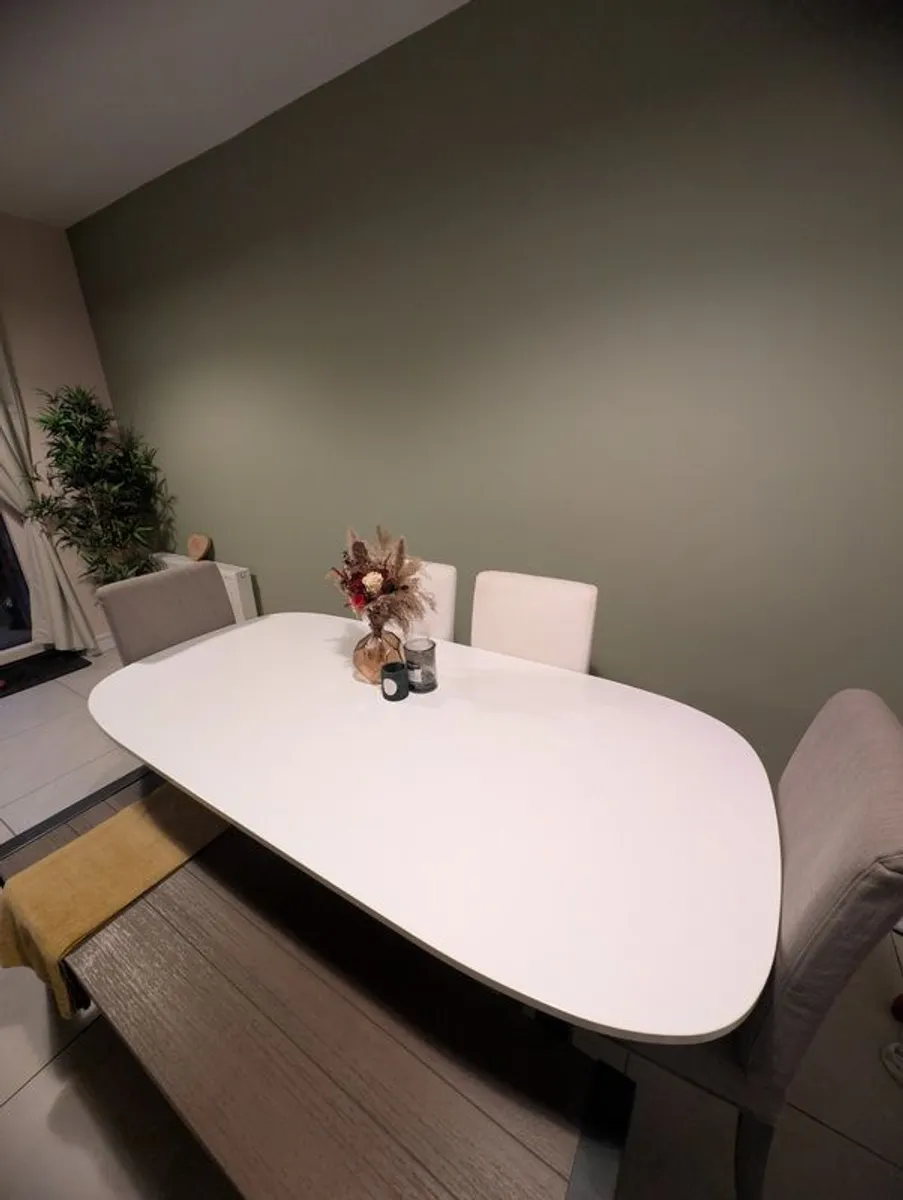 Kitchen Table, Chairs and Bench - Image 2
