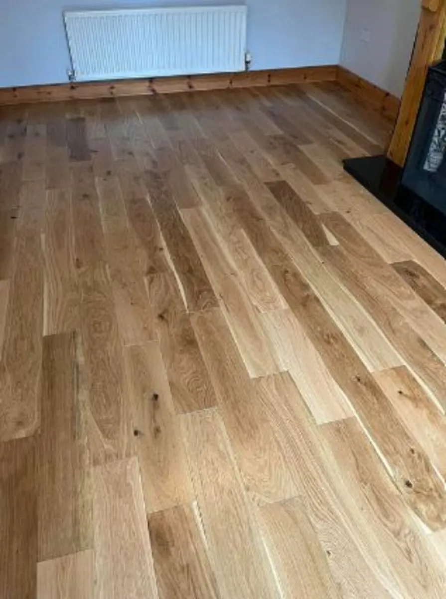 Engineered 4mm Rustic Oak Brushed and Lacquered 15 - Image 1