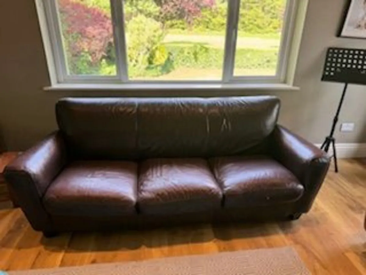 Leather Couch - Image 2