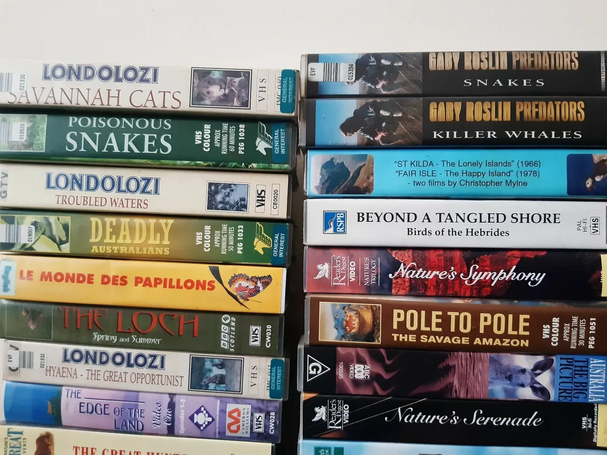Wildlife VHS tapes - Image 2