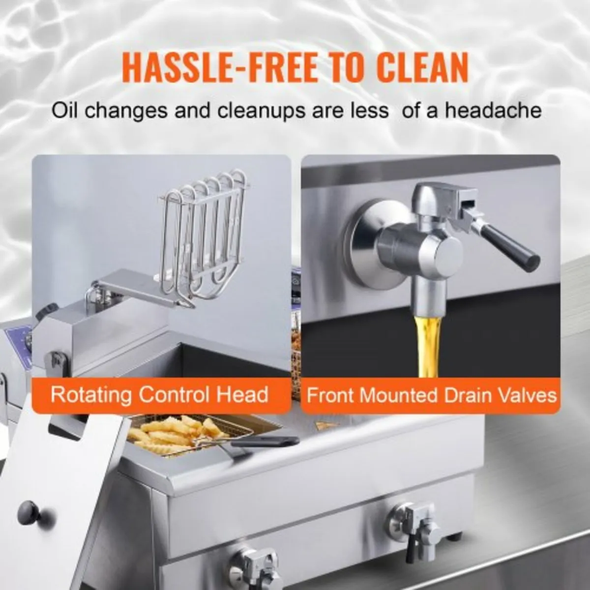 Commercial Electric Deep Fryer Countertop Deep Fry - Image 3