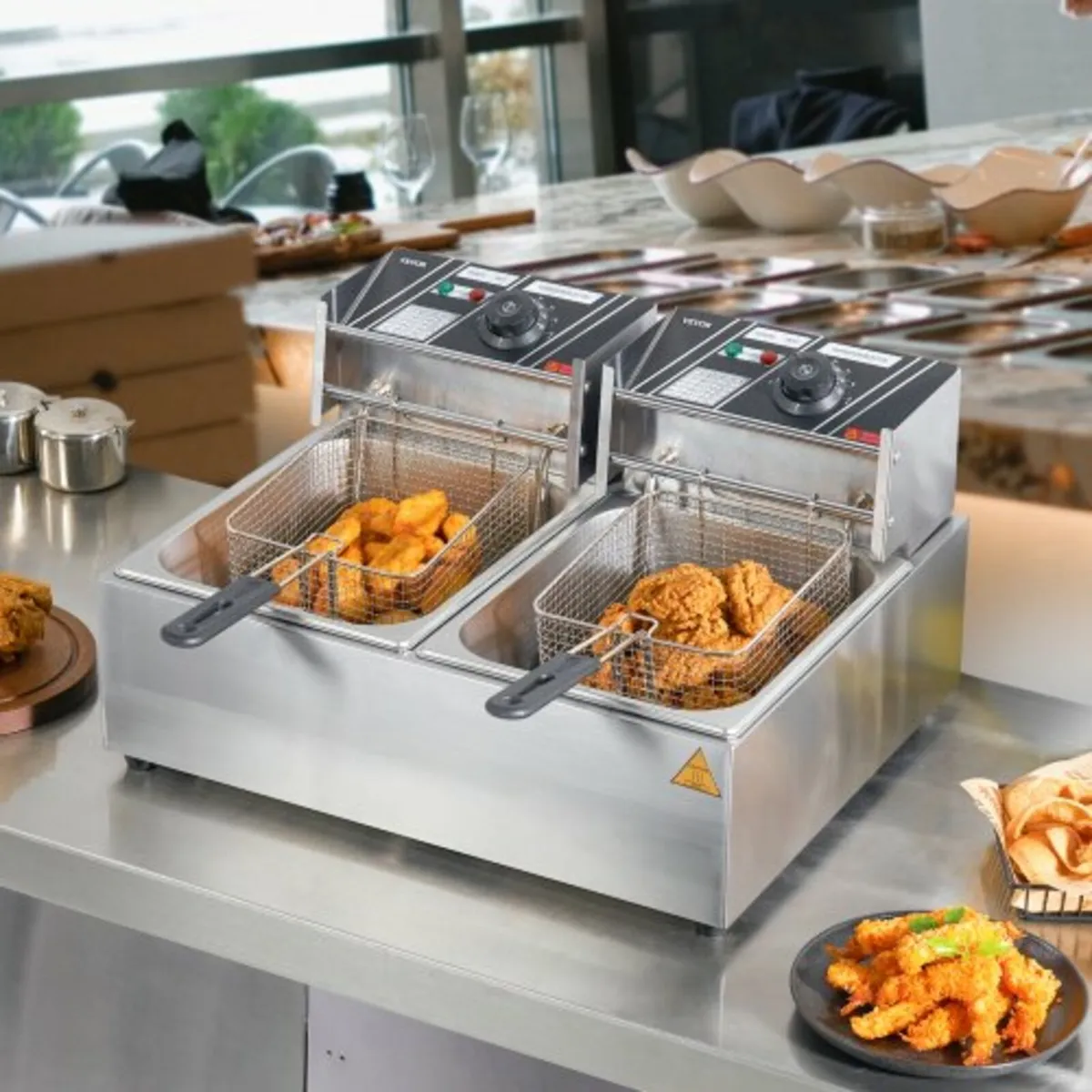 Commercial Electric Deep Fryer Countertop Deep Fry - Image 4