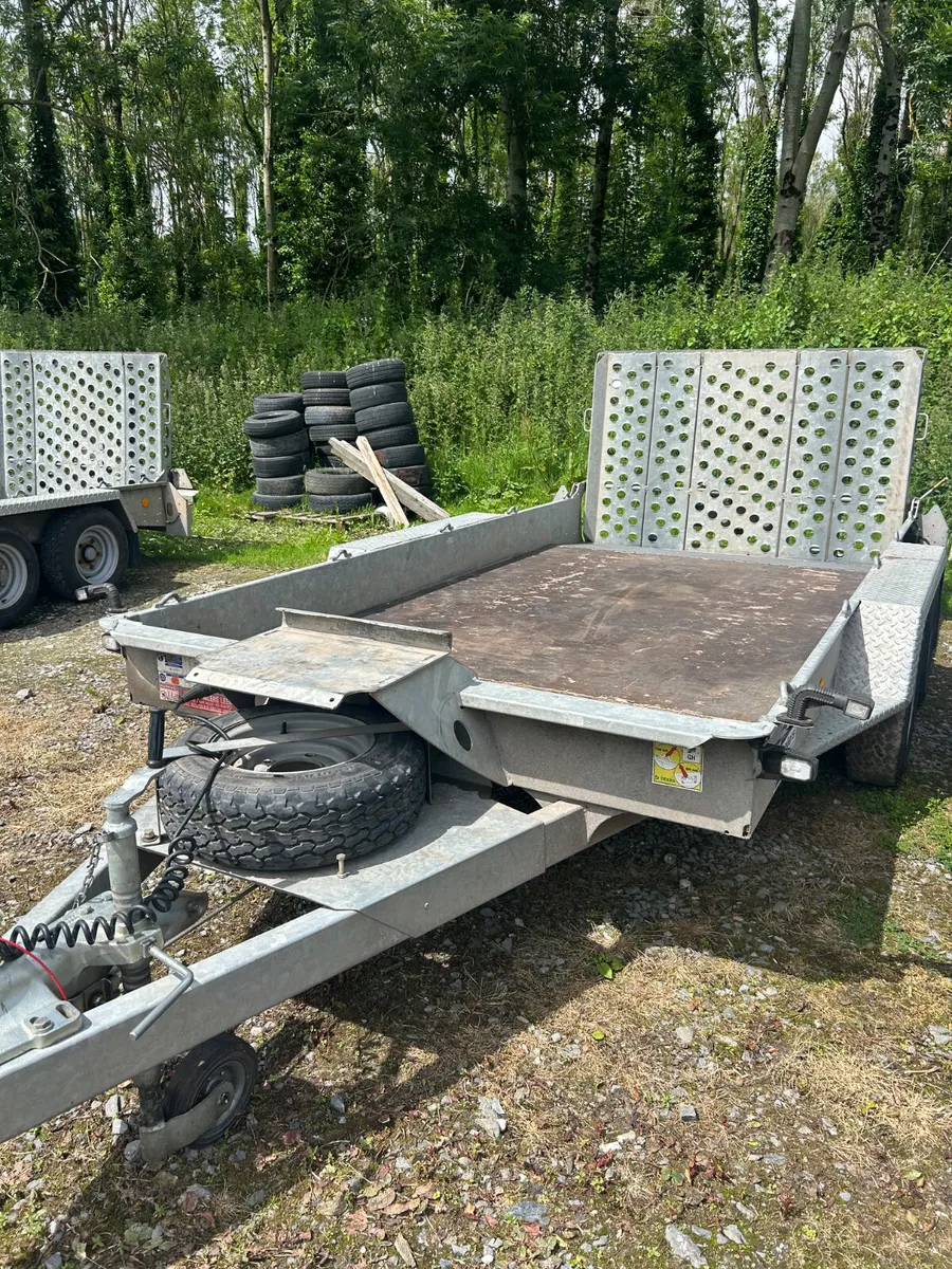 Ifor Williams GH126 3500 kg Plant Trailer - Image 1