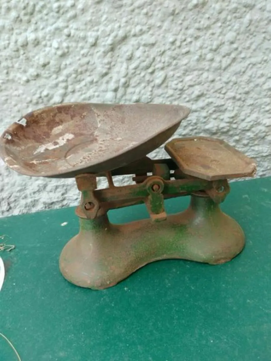 Antique cast weighing Scales