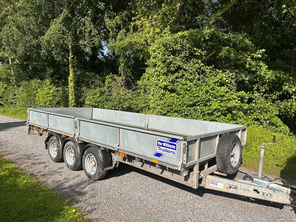 Ifor Williams 16 ft Lm166 Tri Axle Trailer - Image 1