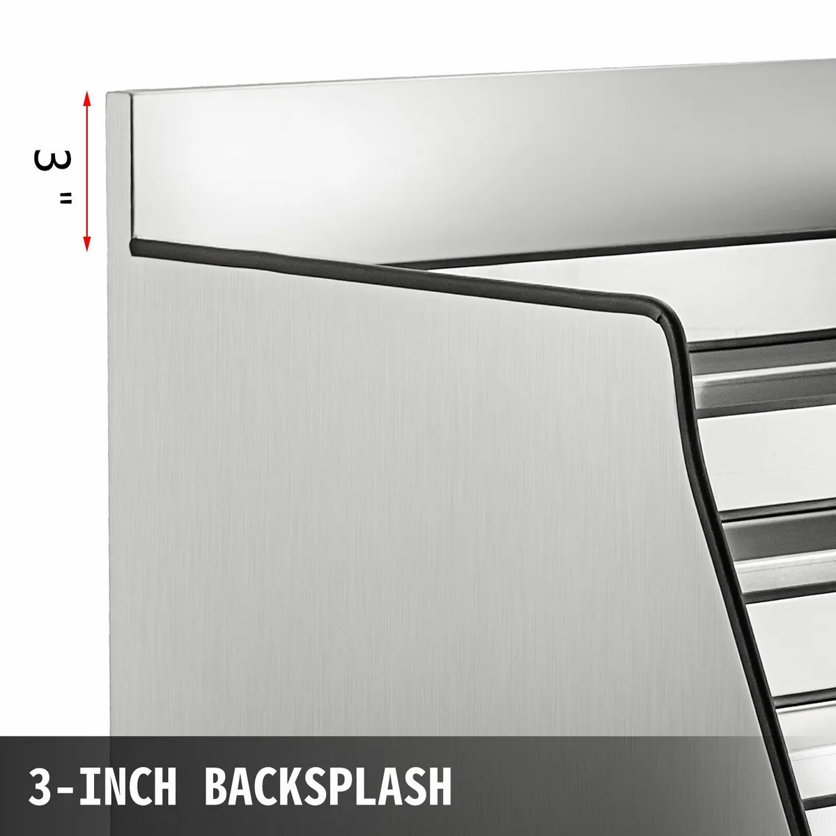 Wine Rack 24 Inch  Stainless 5 Tier Display - Image 3