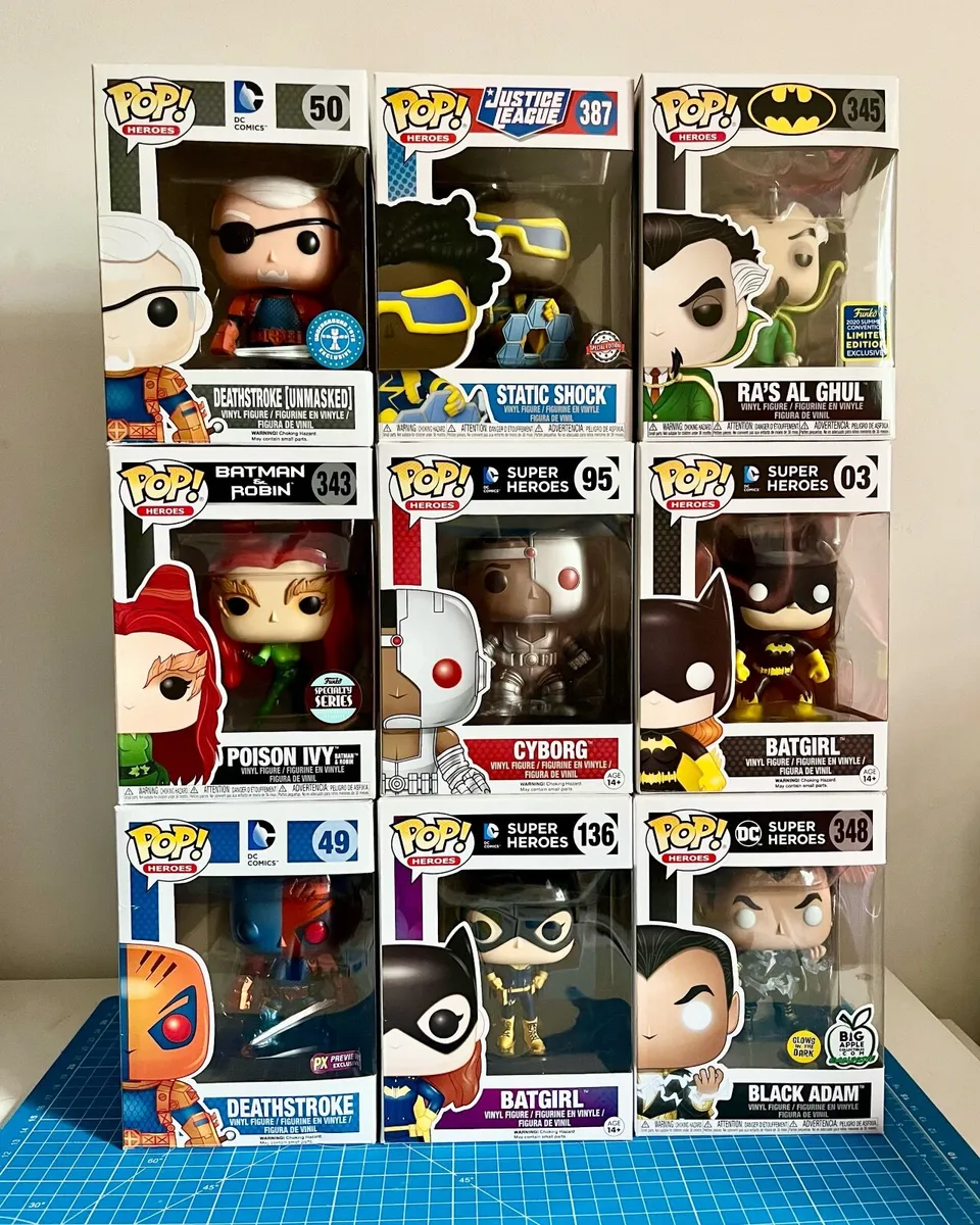 Assorted DC Funko Pops - Image 1