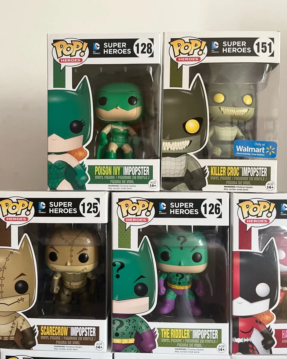 ImPopsters Set - Batman, Batgirl, Harley Funko Pop - Image 2