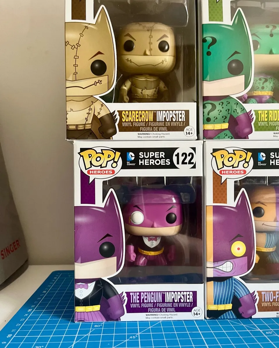 ImPopsters Set - Batman, Batgirl, Harley Funko Pop - Image 4