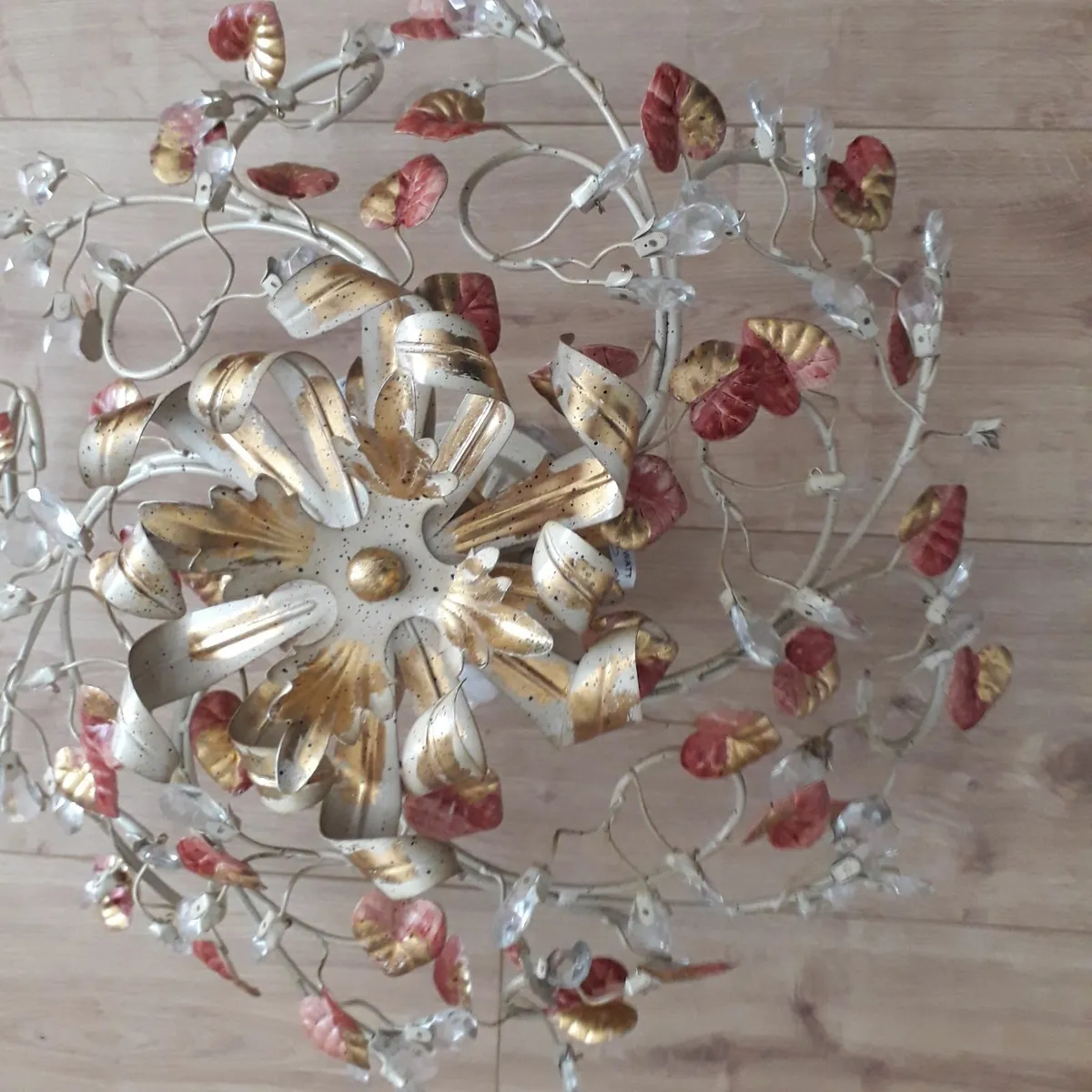 Vintage Rose Gold ceiling Light Fitting - Image 1