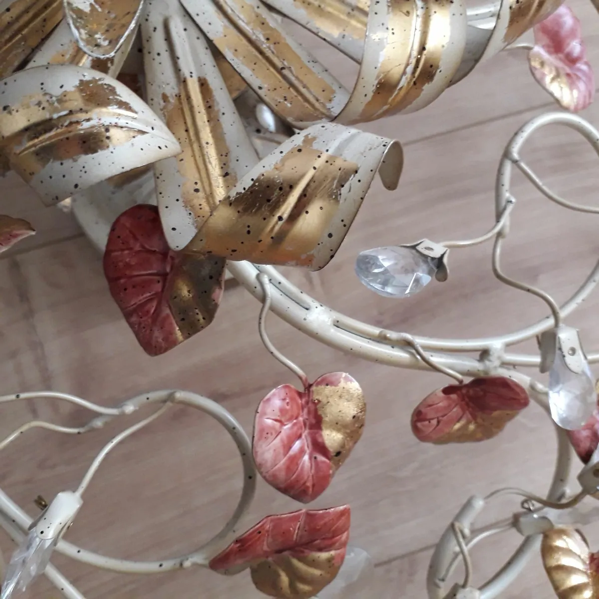 Vintage Rose Gold ceiling Light Fitting - Image 3