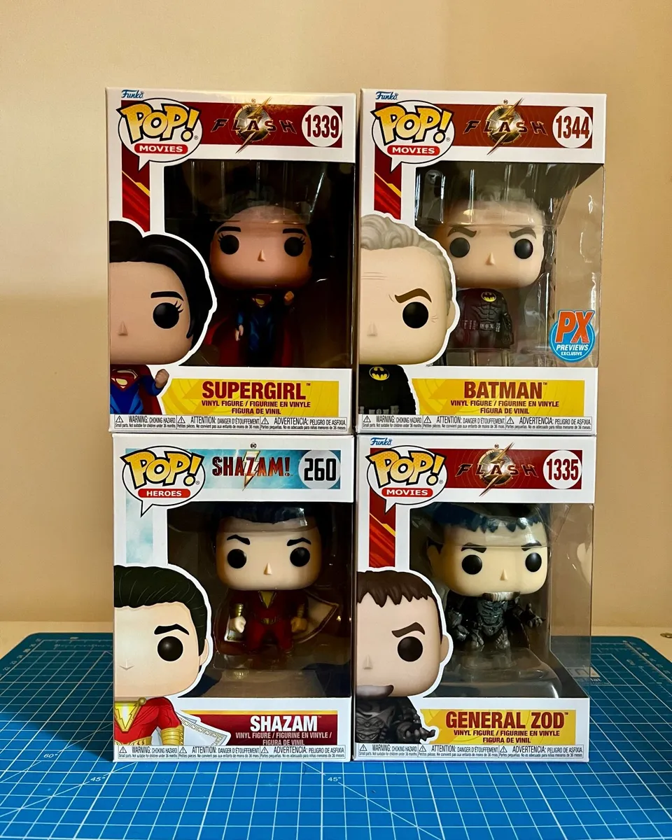 The Flash & Shazam Movie Funko Pops - Image 1