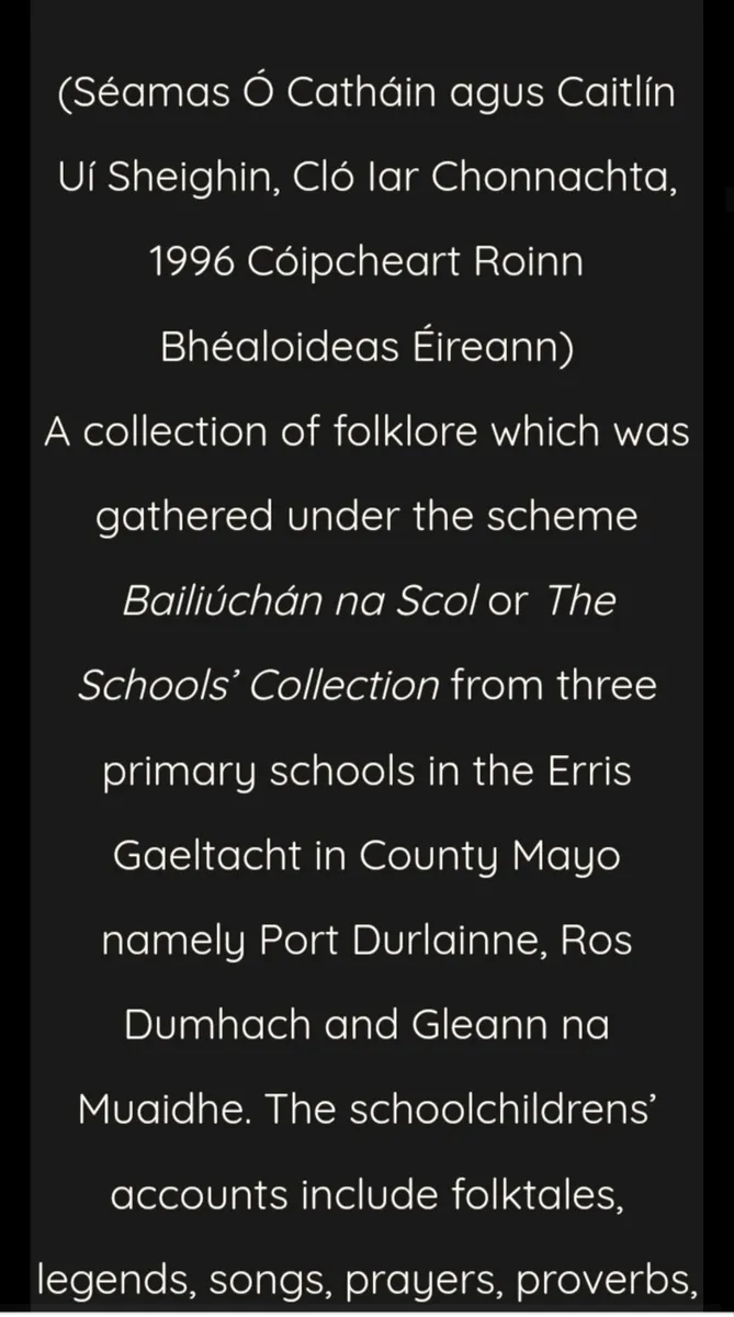 Erris Based Irish Book Le Gradam is le Spraoi p - Image 3