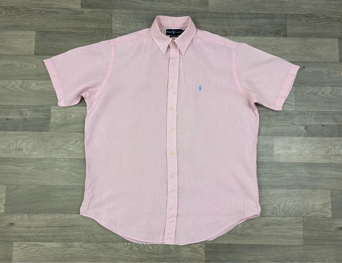 Polo Ralph Lauren Short Sleeve Linen Shirt XL/XXL - Image 1