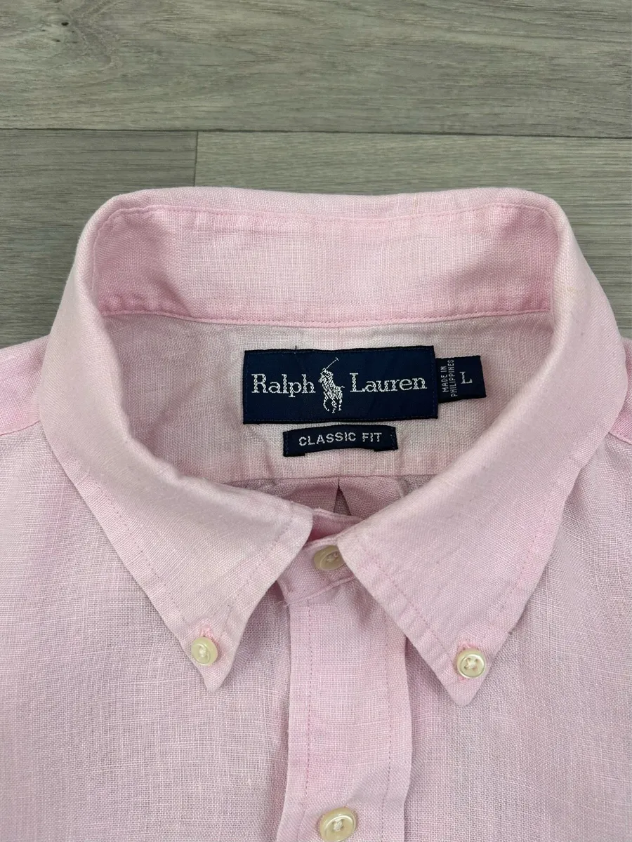 Polo Ralph Lauren Short Sleeve Linen Shirt XL/XXL - Image 4