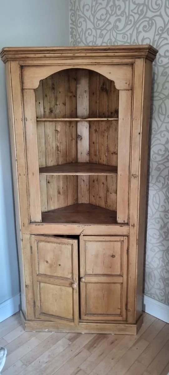 Antique pine unit - Image 3