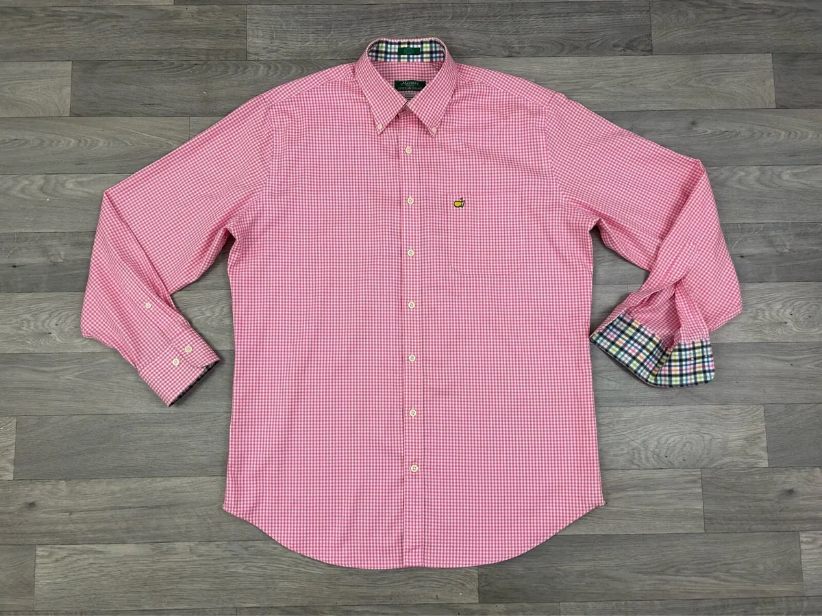 Rare Peter Millar Masters Button Down Check Shirt - Image 1