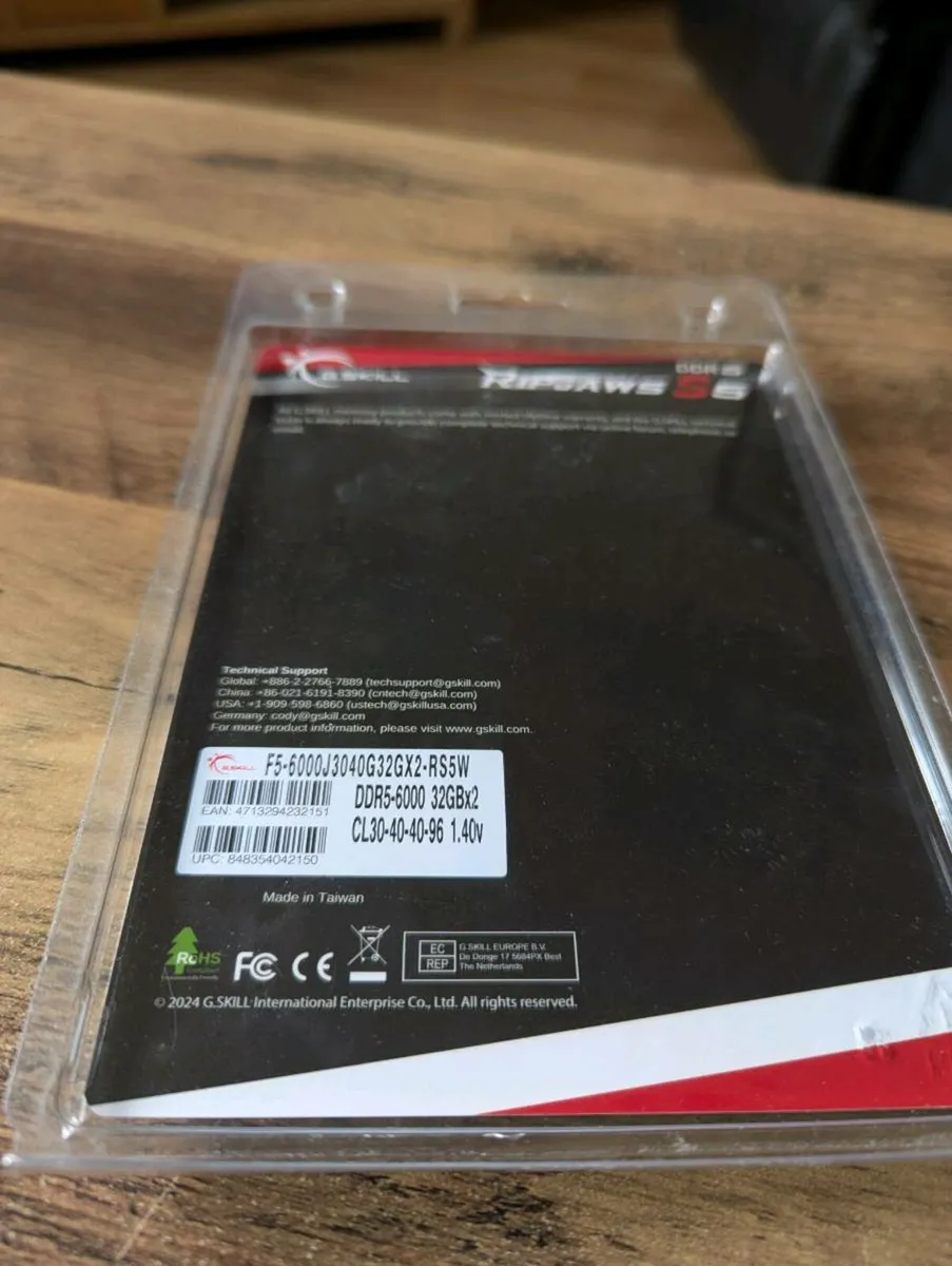 G.SKILL Ripjaws RAM 64GB (2x32GB) DDR5 White - Image 2