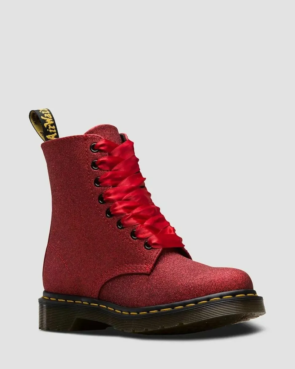 Doc Marten red glitter Boots - NEW - Never worn - Image 1