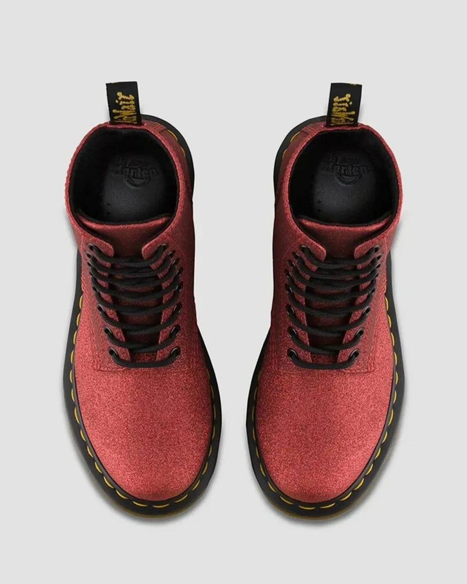 Doc Marten red glitter Boots - NEW - Never worn - Image 3