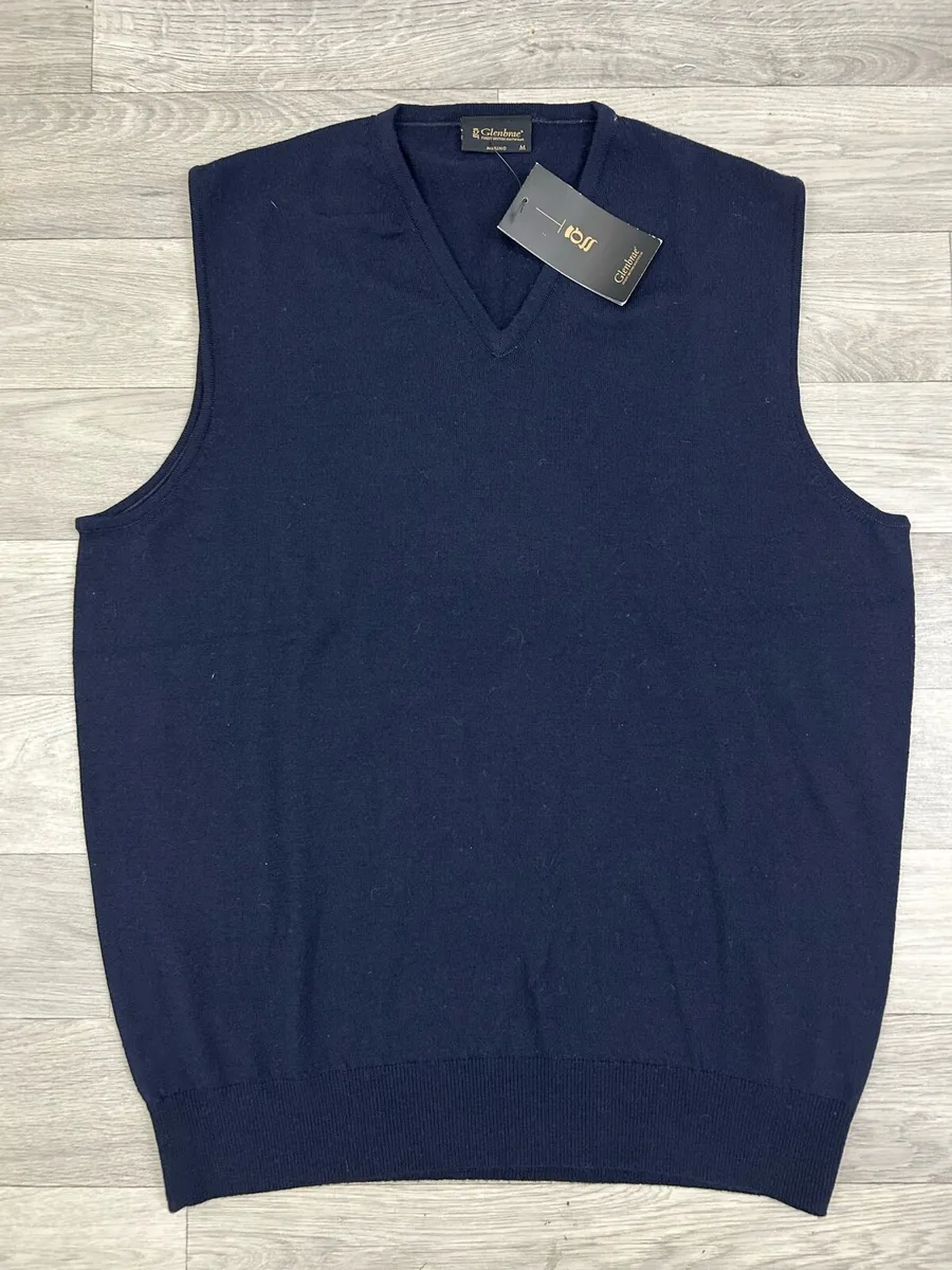 NEW Glenbrae Merino Wool Golf Vest Jumper M - Image 2