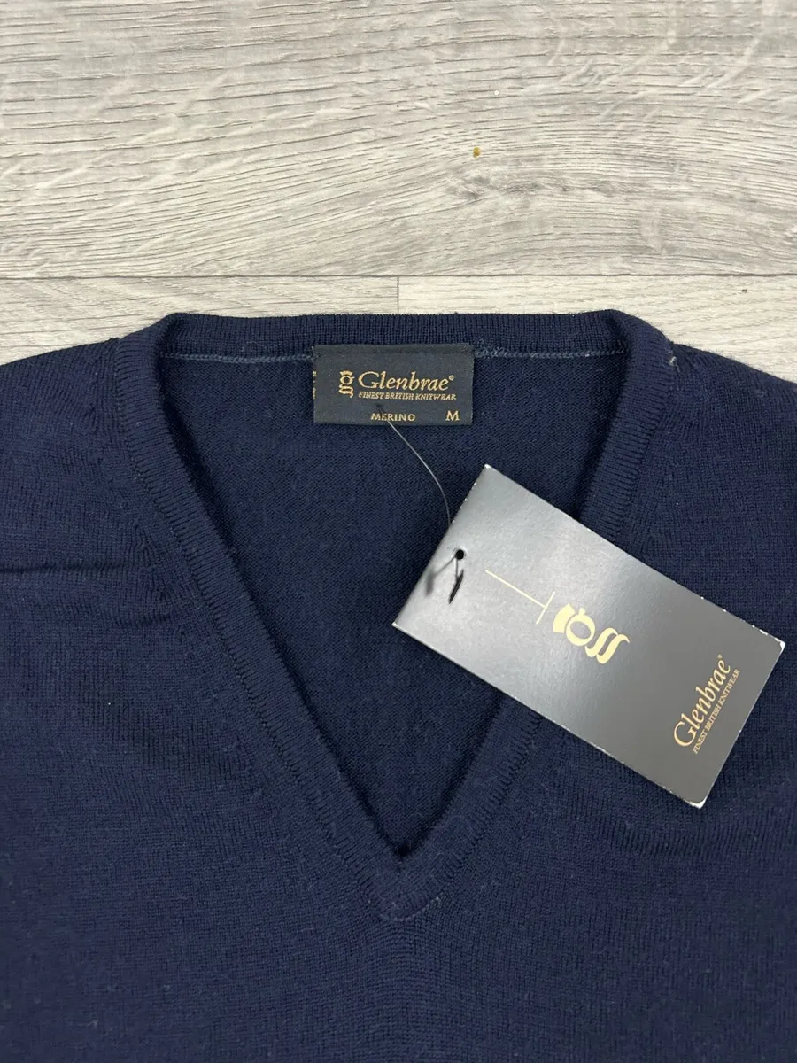NEW Glenbrae Merino Wool Golf Vest Jumper M - Image 3