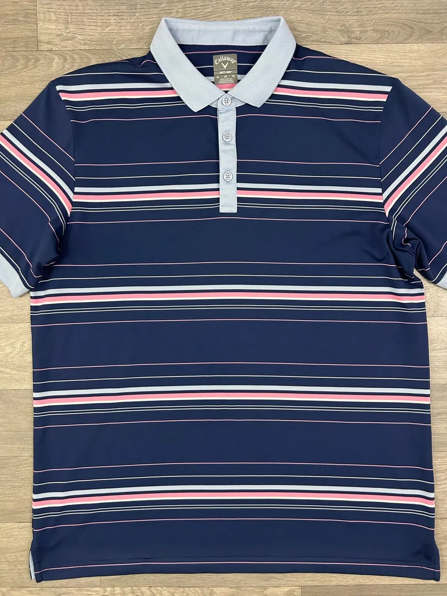 Callaway Striped Golf Polo Shirt Mens XL - Image 2