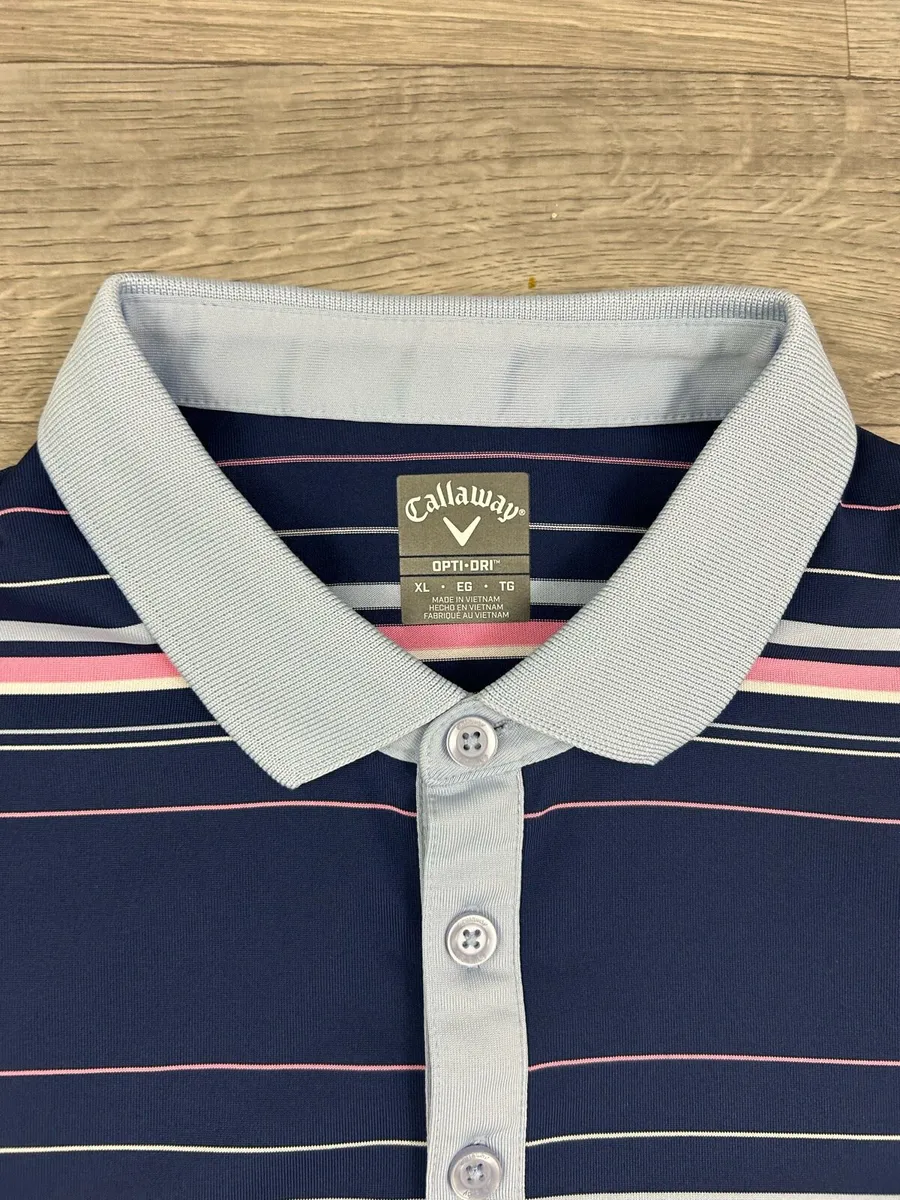 Callaway Striped Golf Polo Shirt Mens XL - Image 4