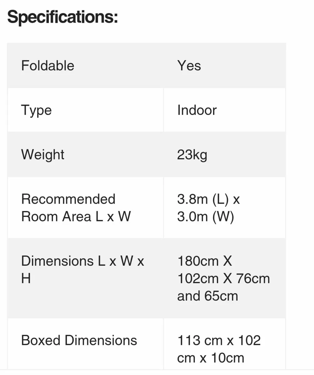 Table Tennis Table, foldable - Image 3