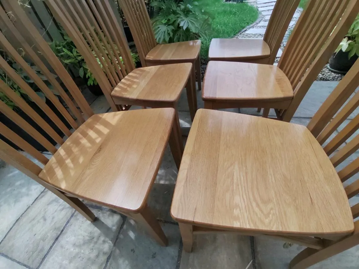 6 kitchen dining chairs - Image 4