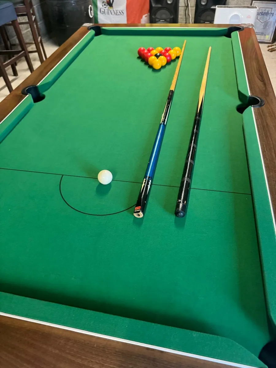 7x4 slate bed pool table - Image 1