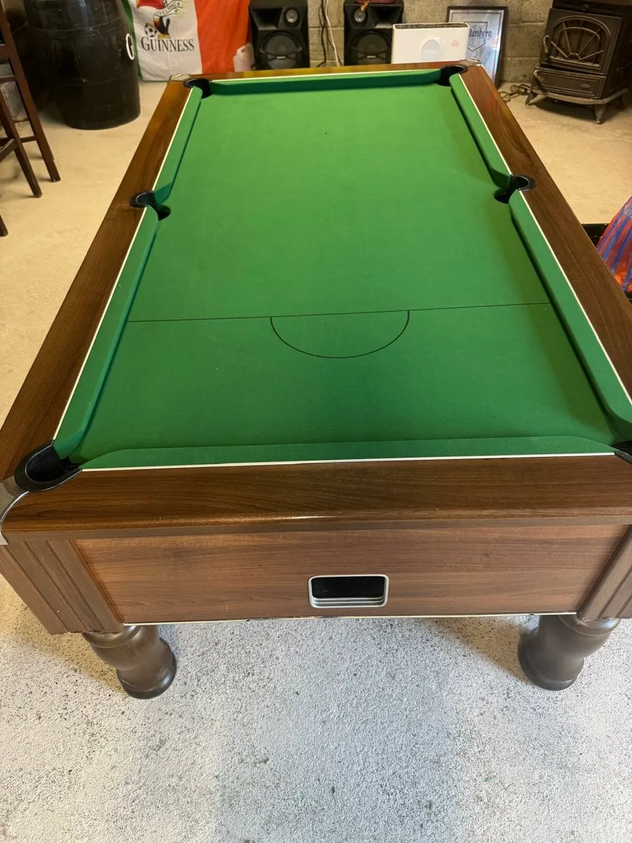 7x4 slate bed pool table - Image 2
