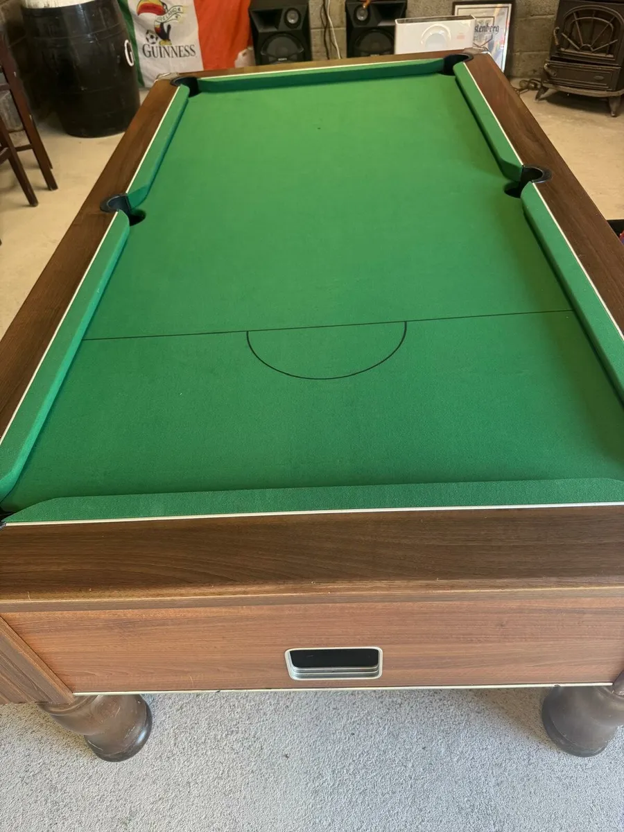 7x4 slate bed pool table - Image 3