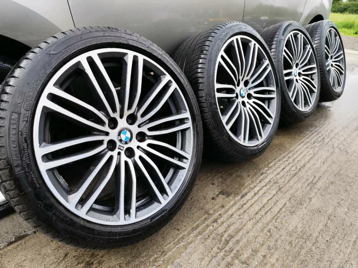 19" BMW 5 series Msport alloys with Michelin tyres - Image 1