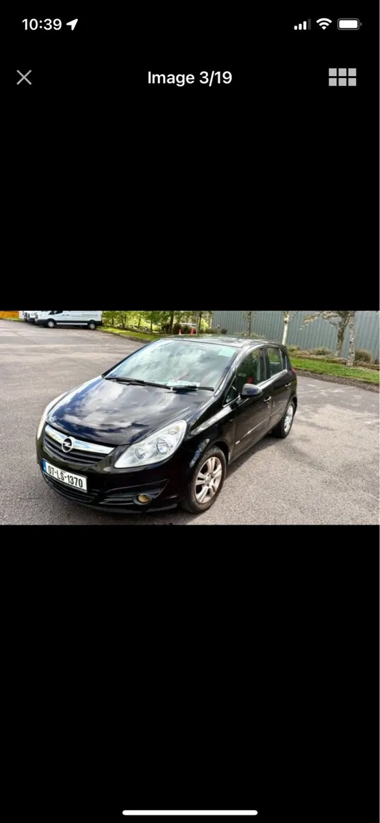 🚗Black Opel corsa - 1.2 petrol, perfect condition - Image 1