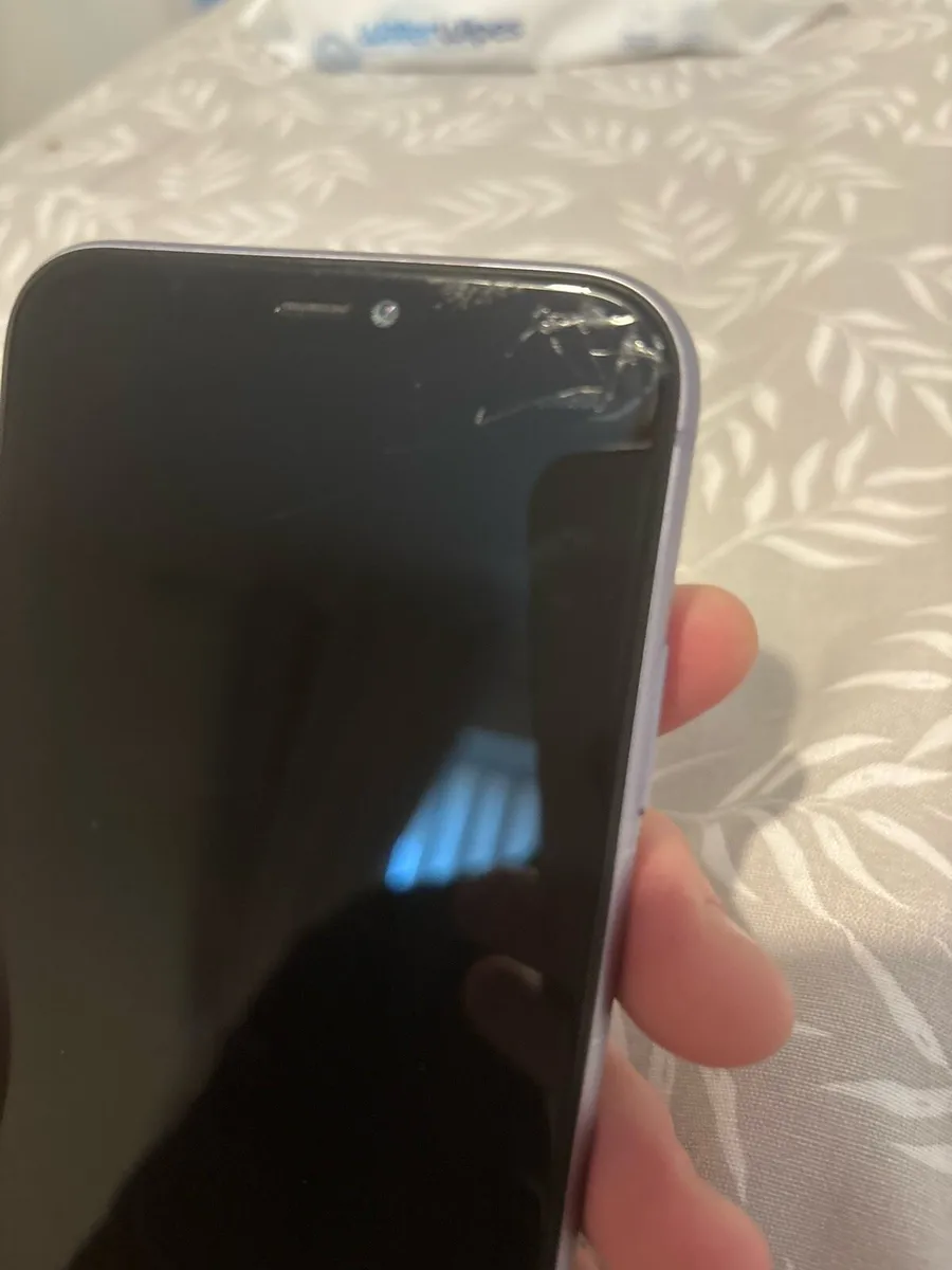 iPhone 11 purple sim free 64GB battery 85% - Image 1