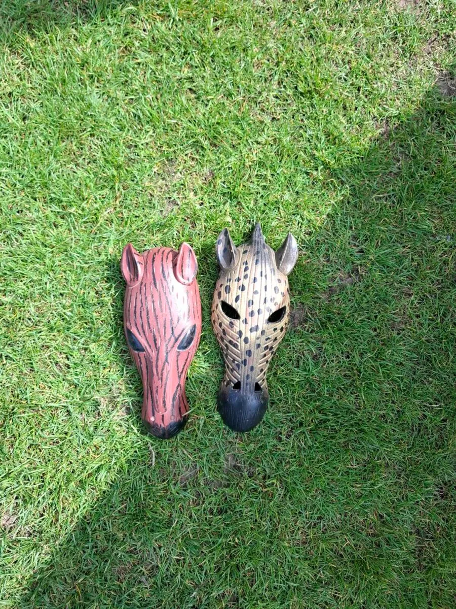 Lot of 2 african mask