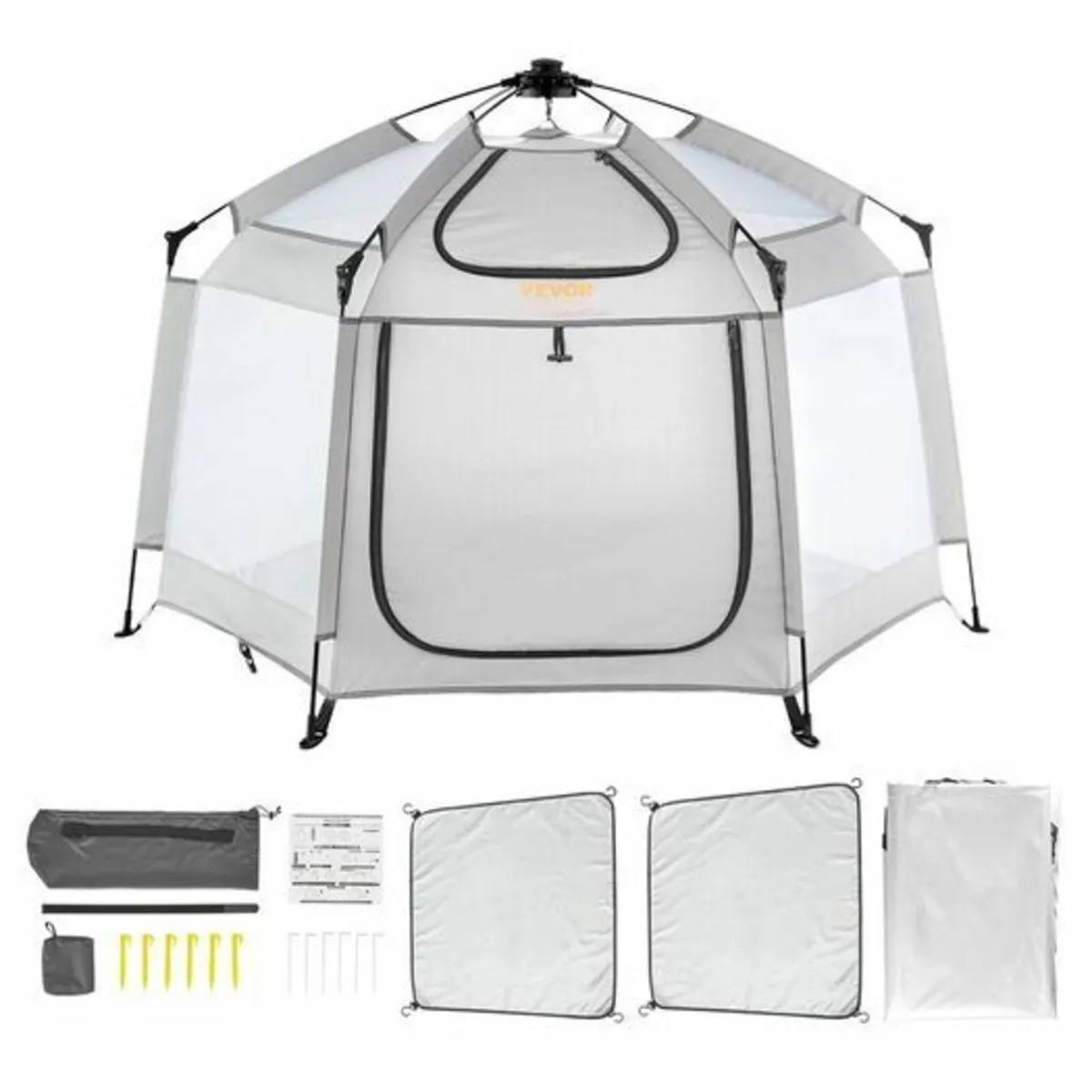 Baby Playpen with Canopy,Indoor/Outdoor Portable P - Image 1