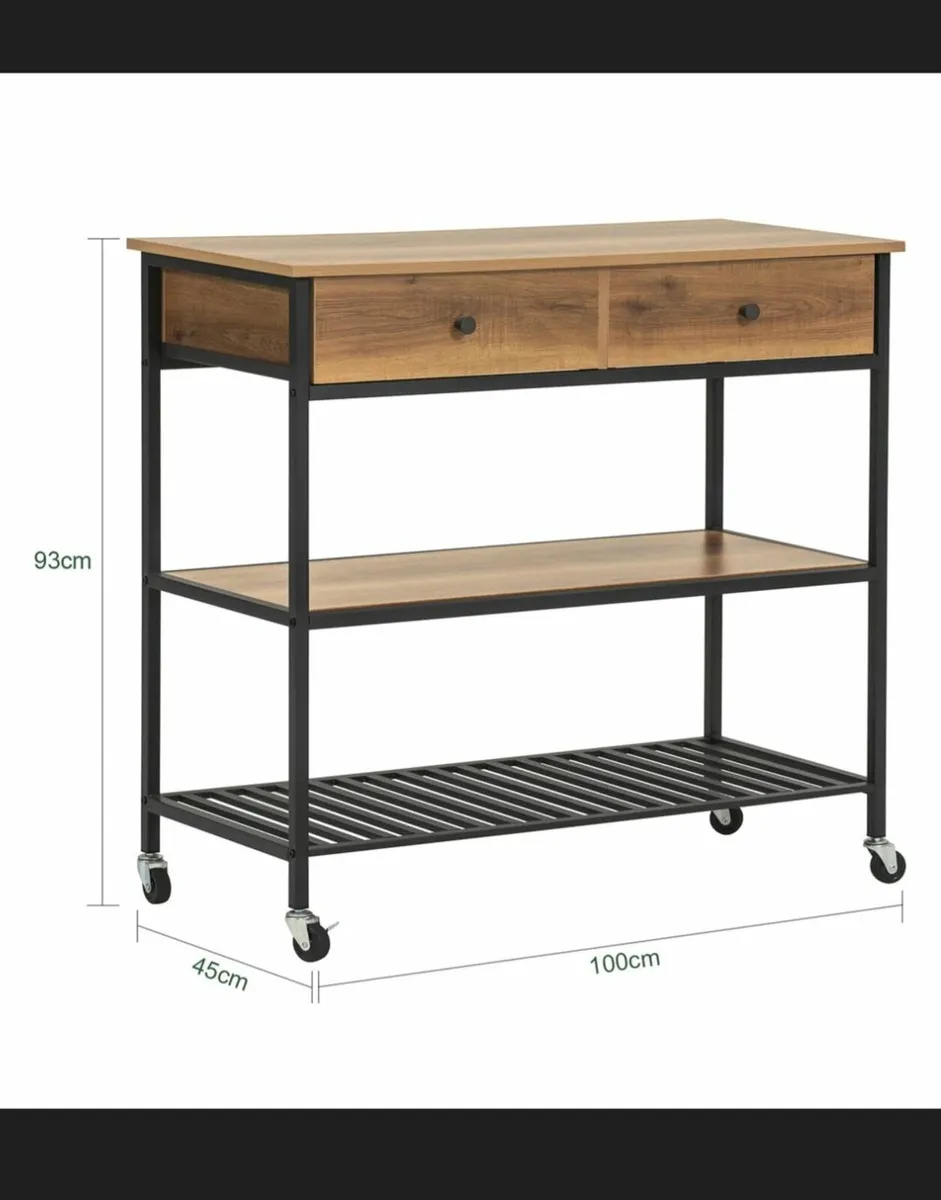 Kitchen trolley/small kitchen island - Image 2