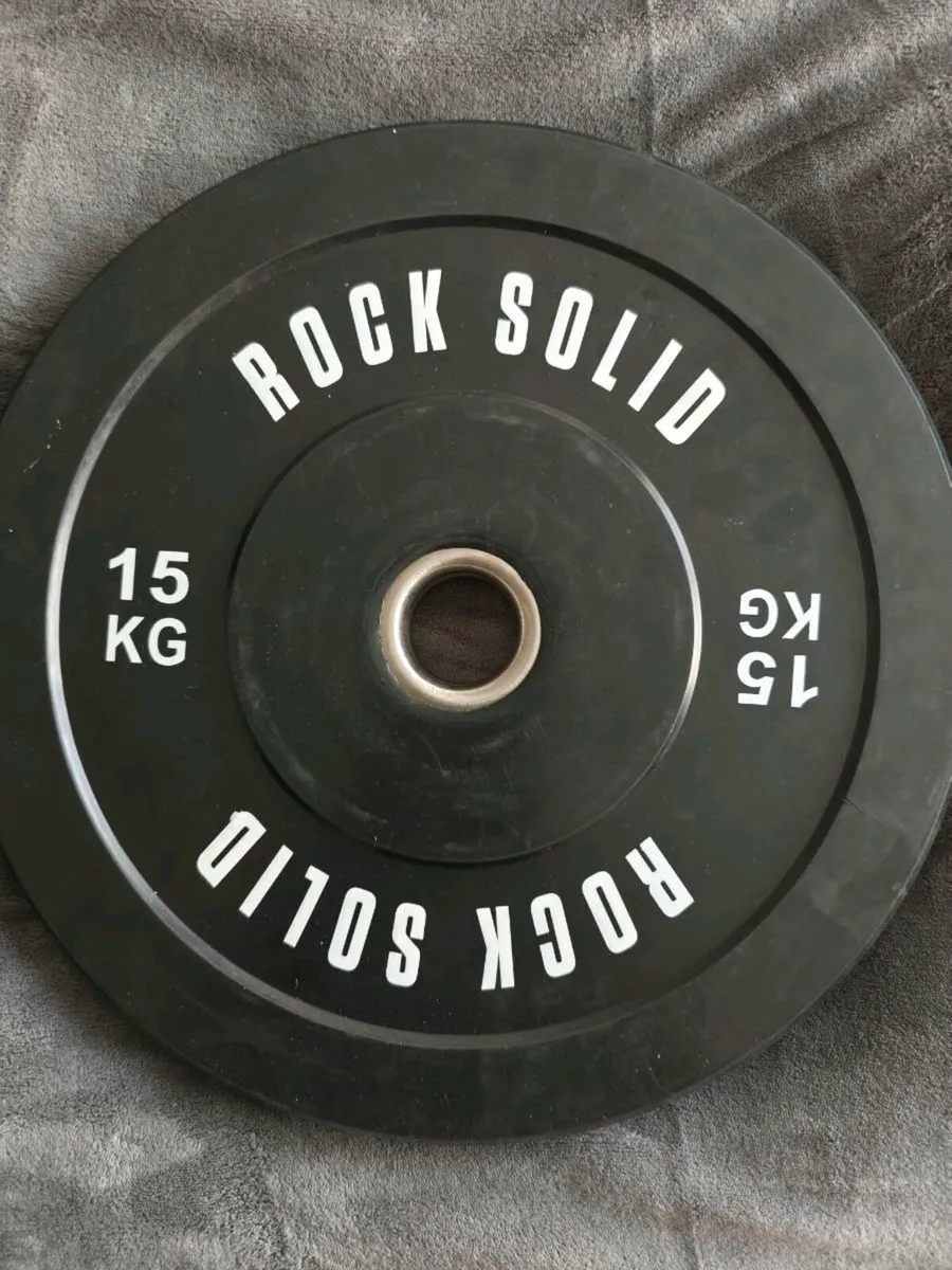 15 KG Olympic Bumper Plate - Image 2
